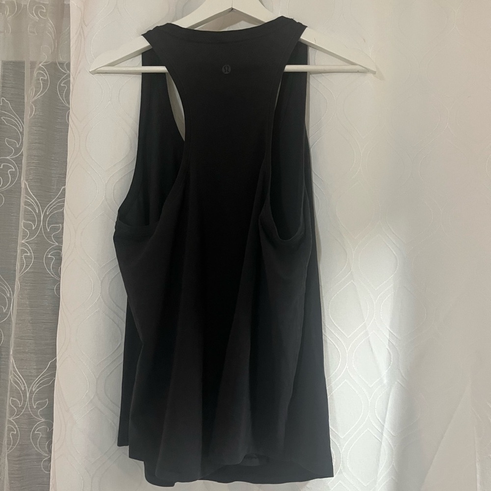 Lululemon Racerback Black Tank Top 8/10? - Picture 3 of 7